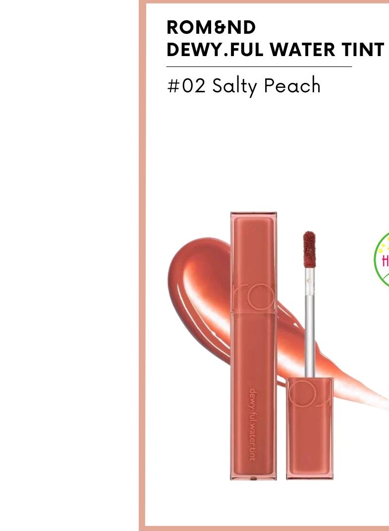 ROM و ND rom&nd Dewy Ful Water Tint 02 Salty Peach - Image 2