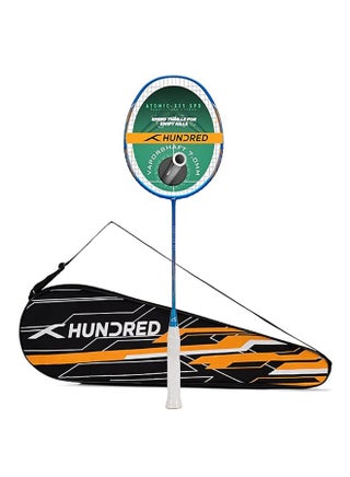 ATOMIC-X 35 SPD Carbon Fibre Strung Badminton Racket with Full Racket Cover | For Intermediate Players | 80grams | Maximum String Tension - 35lbs - pzsku/Z68BD0EC6B02CB5BAE872Z/45/_/1696131339/d66e507f-88a6-44bf-b738-97e82b1d0da6
