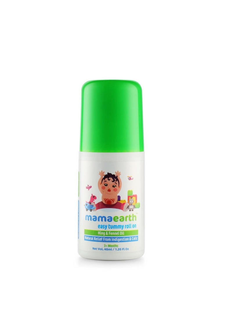 Mamaearth Easy Tummy Roll On for Colic & Gas Relief with Hing & Fennel Oil Contain Glycerin | Shea Butter | Aloe Vera | Almond Oil 40ml (For external use) - pzsku/Z68BD1E07B31799CC58C3Z/45/_/1725359411/236e6056-08da-41b4-a73e-c3389378228b