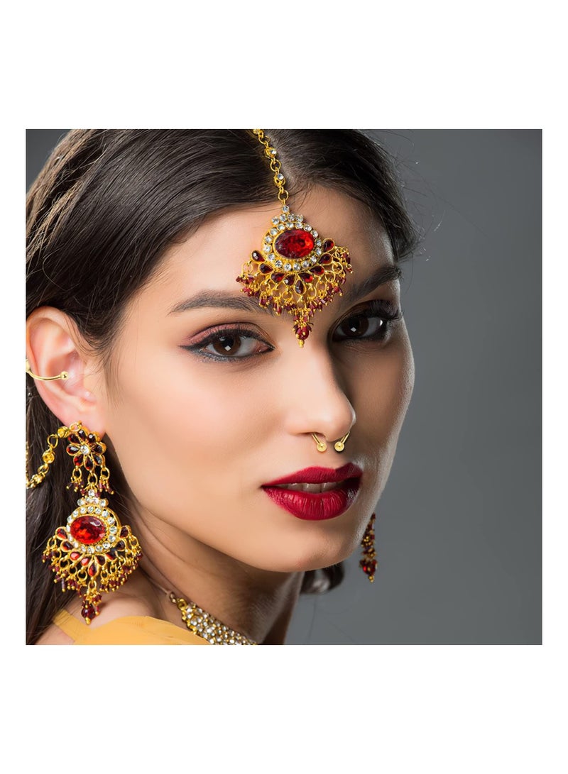 Captaintech Magnetic Septum Nose Ring, Horseshoe Fake Nose Septum Rings Non-Pierced Clip On Nose Hoop Rings Stainless Steel Faux Reusable Nose Ring Hoop for Women Men, 5Pcs - Image 2