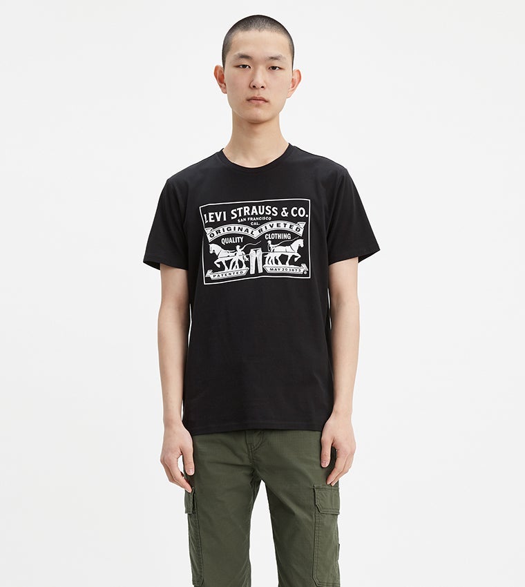 Levi's® 2-Horse Graphic Tee - Image 1
