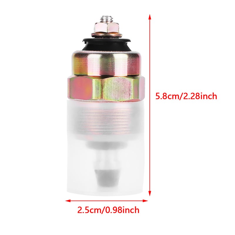 12V Fuel Shut Off Solenoid Switch - Automotive Grade Metal, Direct Replacement 0330001015 for Cummins Engine Dodge VE 5.9L - Image 5