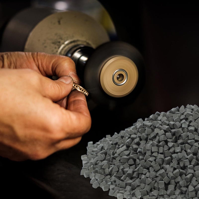 4mm Triangle Tumbling Media 500g For Jewelry Polishing Rotary Rock Tumbler Accessories - Image 5