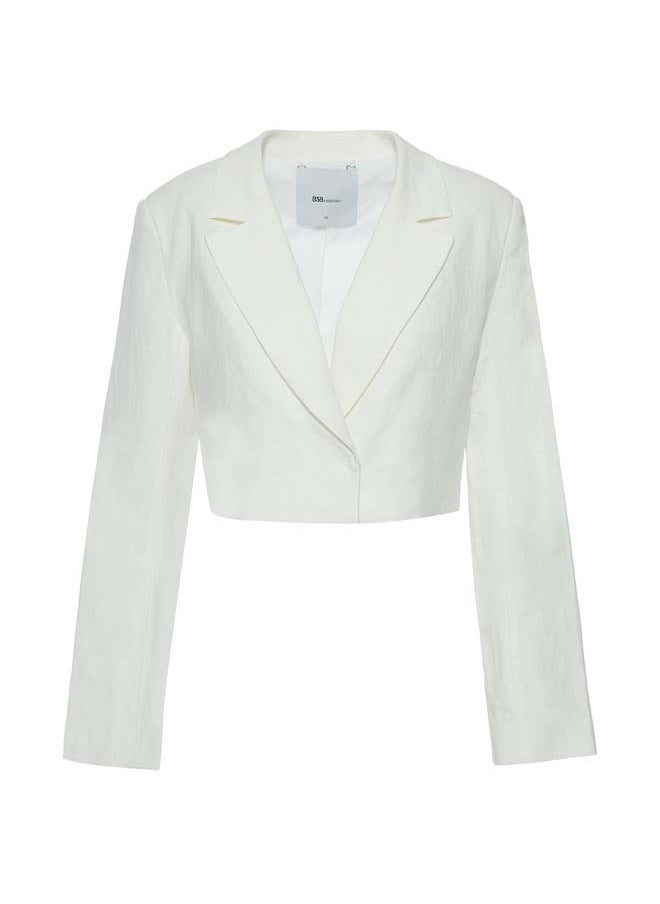 BSB - Linen crop blazer - Image 1