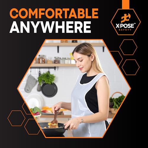 Xpose Safety Plastic Disposable Aprons for Cooking Individually Packaged Durable 1 Mil Waterproof Polyethylene 24" x 48" - Image 4