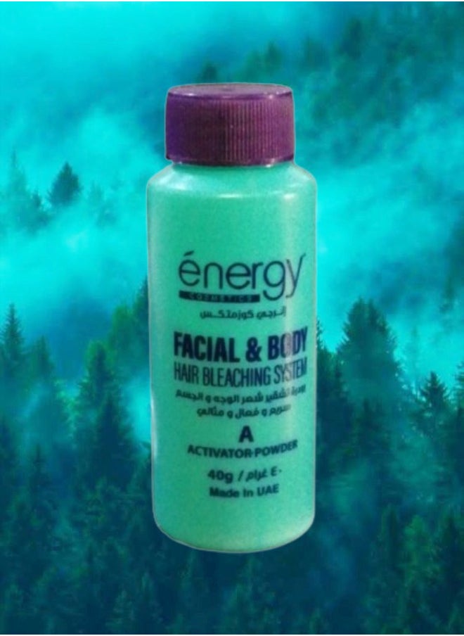 ENERGY COSMETICS 3 Pieces Facial And Body Hair Bleaching System 40 Grams And 60ml  - Image 2