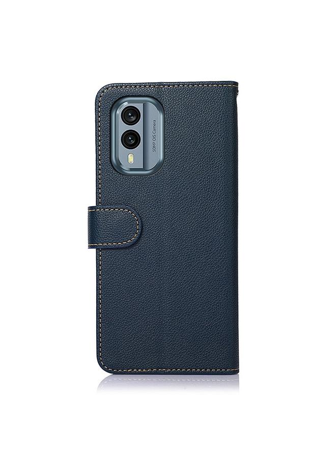 S-TOP Case For Nokia X30 5G KHAZNEH Litchi Texture Leather RFID Phone Case - Image 3