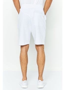 Gazzarrini Men Printed Side Pocket Bermuda Shorts, White  - Image 2