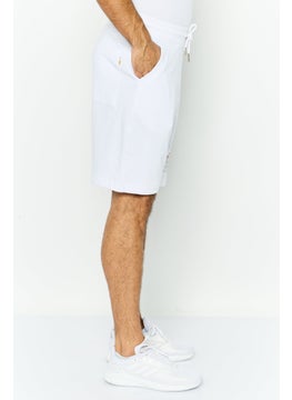 Gazzarrini Men Printed Side Pocket Bermuda Shorts, White  - Image 3
