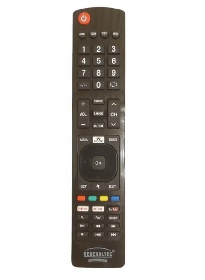 TV Remote | Replacement Remote Control for Smart TV, LED, LCD – Universal, Easy-to-Use, Compatible with Multiple Brands, No Setup Required, Ergonomic Design
