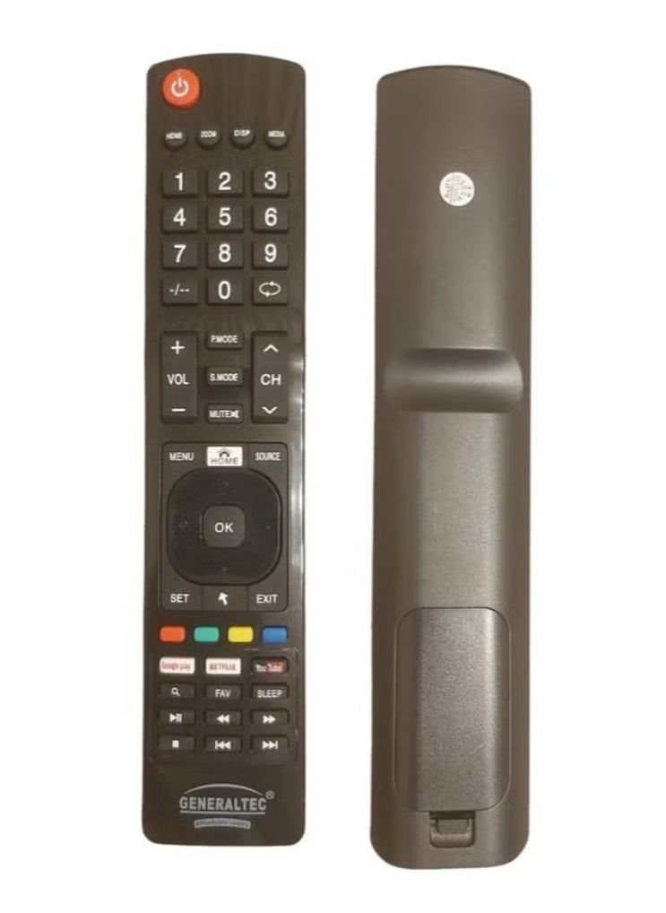 TV Remote | Replacement Remote Control for Smart TV, LED, LCD – Universal, Easy-to-Use, Compatible with Multiple Brands, No Setup Required, Ergonomic Design