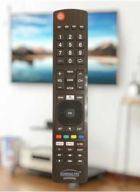TV Remote | Replacement Remote Control for Smart TV, LED, LCD – Universal, Easy-to-Use, Compatible with Multiple Brands, No Setup Required, Ergonomic Design