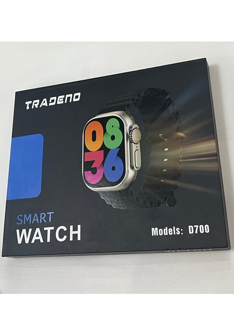 Smart Watch - Smart Watch TRADENO D700 AMOLED Screen With 7 straps NFC Bluetooth Call Wireless Charging Sports Body Temperature Monitor Call Wireless charging Touch Screen HD for IOS & android, men and women - Image 1