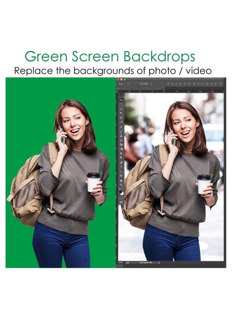 Cool Baby - COOLBABY  Backdrop Support System Kit with Carry Bag for Photography Photo Video Studio (2m*2m Background Stand+Background Screen) - Image 1