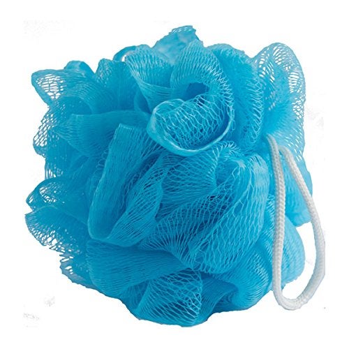 Dr. Care Dr Care Super Soft Bath Sponge Fluffy Puffy Loofah (Sky Blue) - Image 4