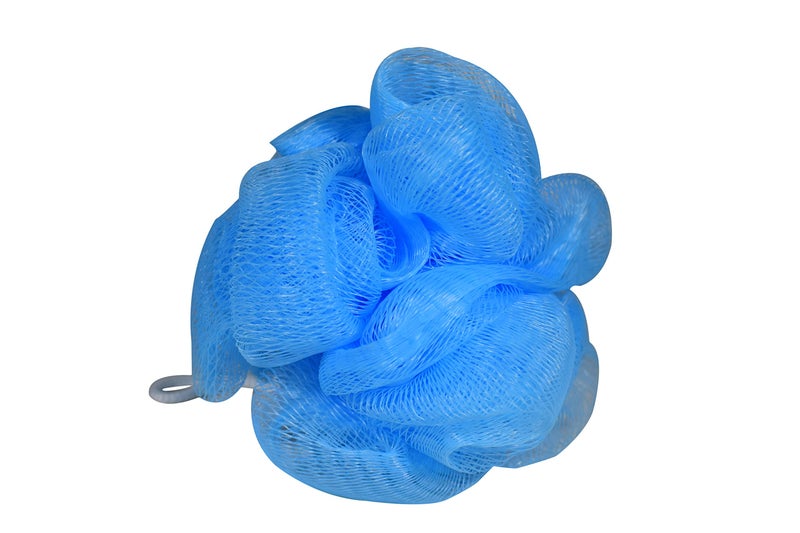 Dr. Care Dr Care Super Soft Bath Sponge Fluffy Puffy Loofah (Sky Blue) - Image 2