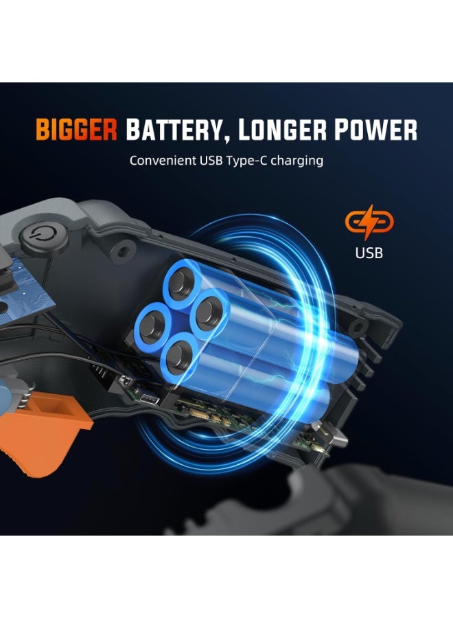 Katerk Cordless Plastic Welder – 400 Staples Included, 3-Temperature Settings, USB Rechargeable Portable Plastic Welding Kit, Perfect for DIY Projects, plastic/Bumper/Toys Repair - Image 5