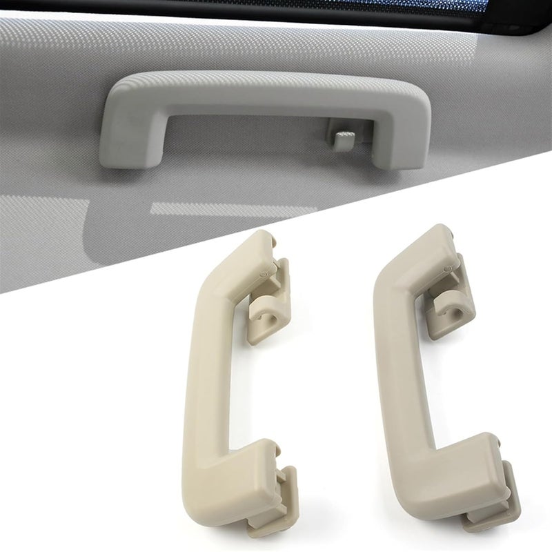 Beige/Gray Car Interior Roof Grab Handle Replacement - Image 3