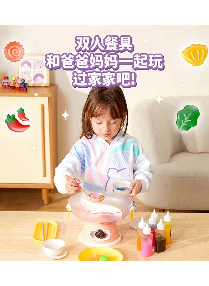 UNIVERSAL Xiao Ling Toy Children's Magic Hot Pot DIY Magical Water Baby Girl Cooking Water Elf Play Home Toy - Image 2