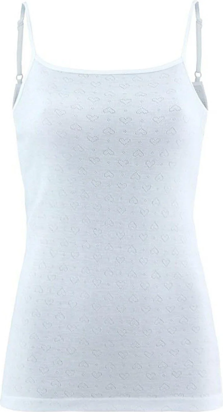 Blackspade Thin Strap Thermal Undershirt White 1265