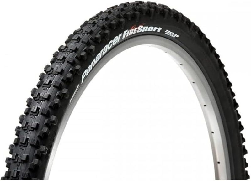 Panaracer Fire Sport Steel Bicycle Tyre | 29 x 2.35 | Durable Wire Bead | All-Terrain MTB Tread | Black - Image 1