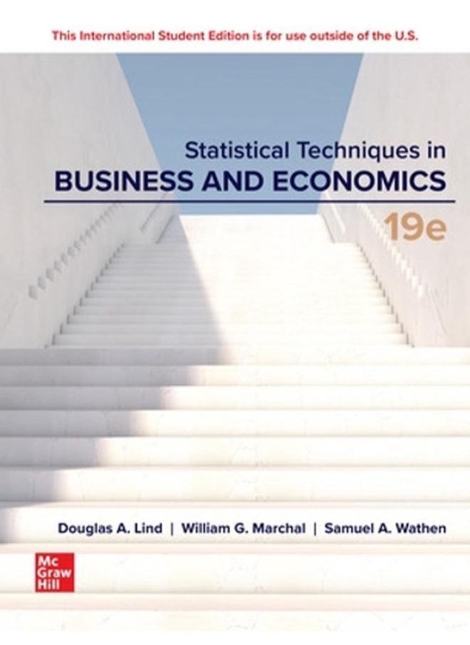 STATISTICAL TECHNIQUES IN BUSINESS AND ECONOMICS