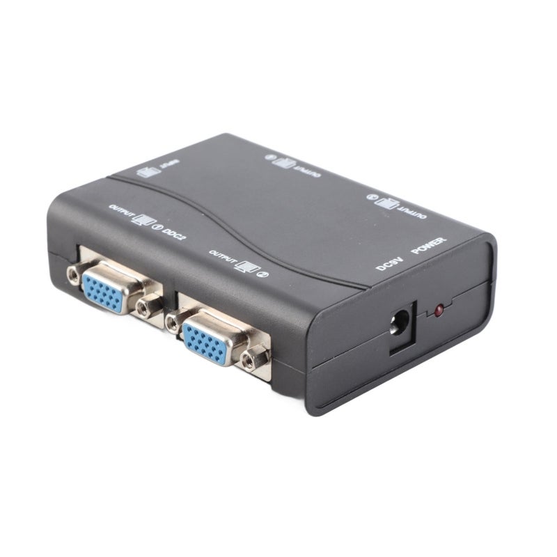 1 In 4 Out VGA Splitter 1080P Gold Plated HD Video Splitter - 4 Port Monitor Screen Distributer with ABS Shell for Long Distance Transmission - Image 3
