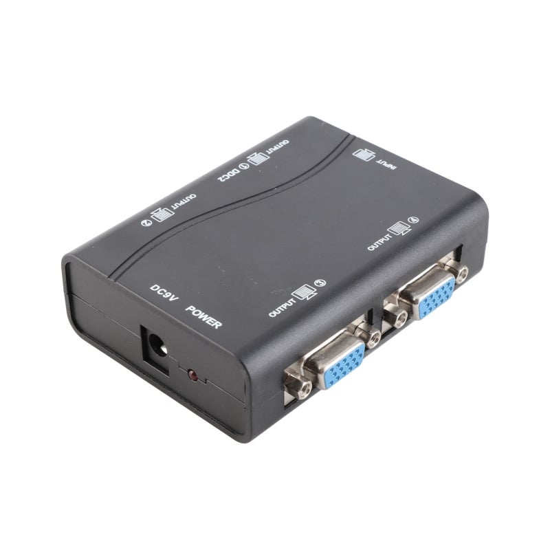 1 In 4 Out VGA Splitter 1080P Gold Plated HD Video Splitter - 4 Port Monitor Screen Distributer with ABS Shell for Long Distance Transmission - Image 2