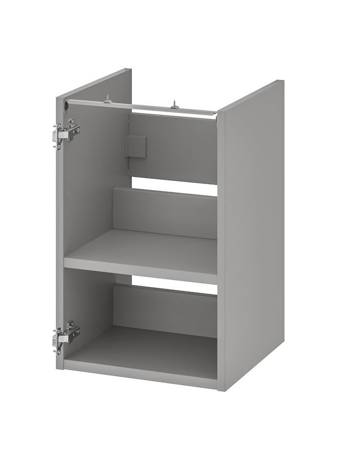 erorex Base cb f washbasin w shelf, grey, 40x40x60 cm - Image 1