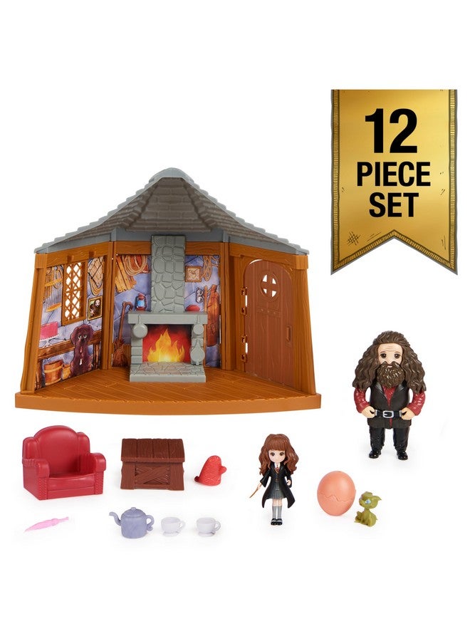 WIZARDING WORLD Harry Potter, Magical Minis Hagrid’S Hut Playset With 2 Figures And 9 Doll Accessories, Kids Toys For Ages 6 And Up - Image 4