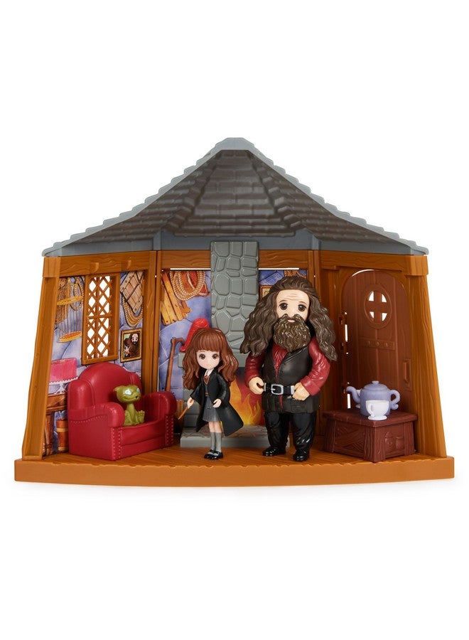 WIZARDING WORLD Harry Potter, Magical Minis Hagrid’S Hut Playset With 2 Figures And 9 Doll Accessories, Kids Toys For Ages 6 And Up - Image 1
