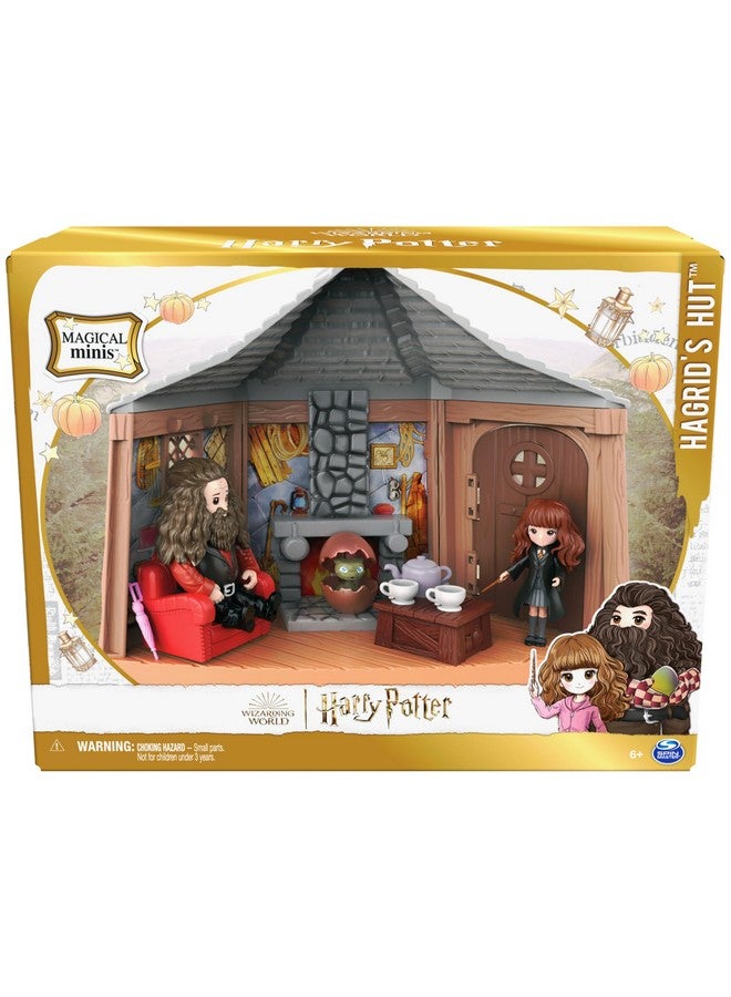 WIZARDING WORLD Harry Potter, Magical Minis Hagrid’S Hut Playset With 2 Figures And 9 Doll Accessories, Kids Toys For Ages 6 And Up - Image 2