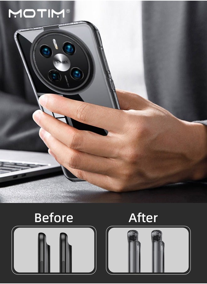 موتيم غطاء هاتف Huawei Mate 60 Pro شفاف كريستالي شفاف، غطاء هاتف رفيع للغاية ورفيع للغاية، غطاء هاتف من مادة TPU الصلبة الخلفية مضاد للصدمات ومضاد للخدوش  - Image 5