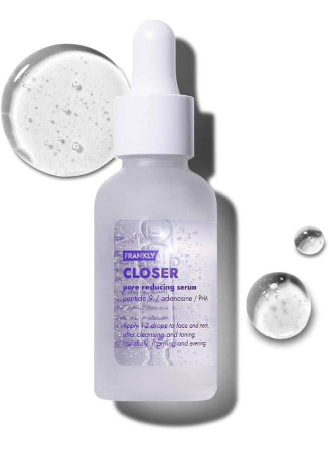 Frankly Closer Serum - 9 Peptides & Vegan Collagen, Pore Minimizer & Anti-Aging | 30ml - Image 1