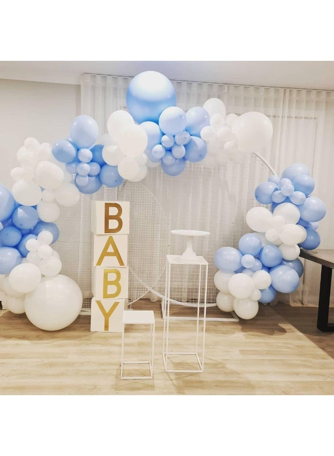 8-pieces (18 Inches) light blue latex party industry-grade balloon sets for all occasions, parties, and gatherings. - Image 5
