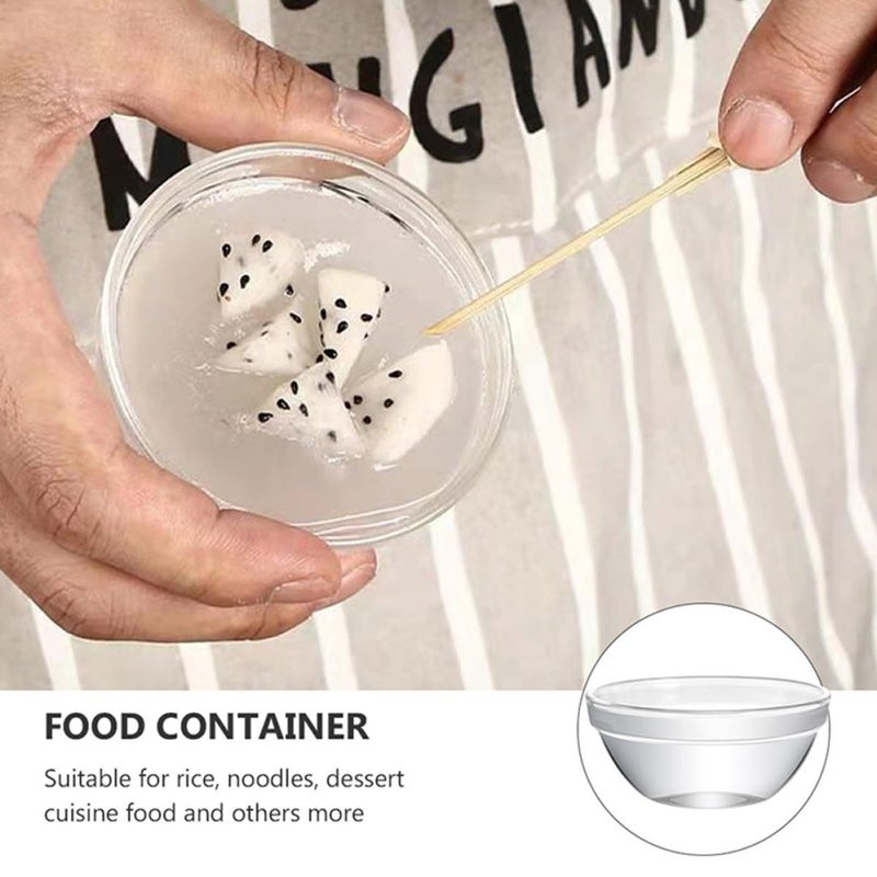 10pcs Large Heat Resistant Glass Bowls for Salad Noodles Dessert Kitchen Party Serving - Image 4
