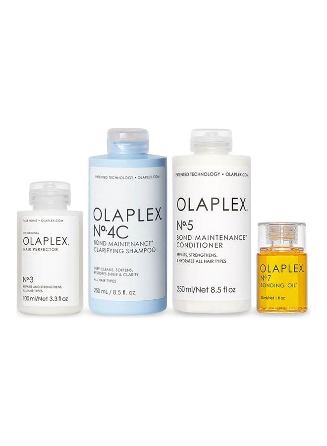 Olaplex No.3 100ml, No.4C 250ml, No.5 250ml and No.7 30ml Bundles 630ml - Image 1