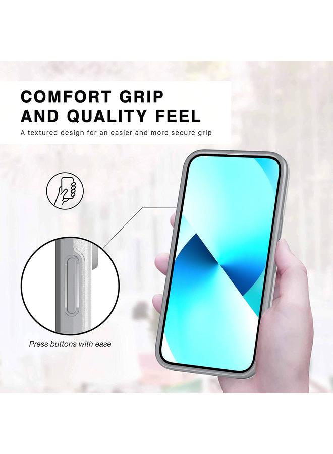 Zaboon Case For iPhone 13 Double Solid Color Armor Phone Case - Image 3