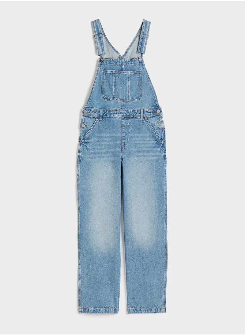 H&M Pocket Detail Denim Jumpsuit