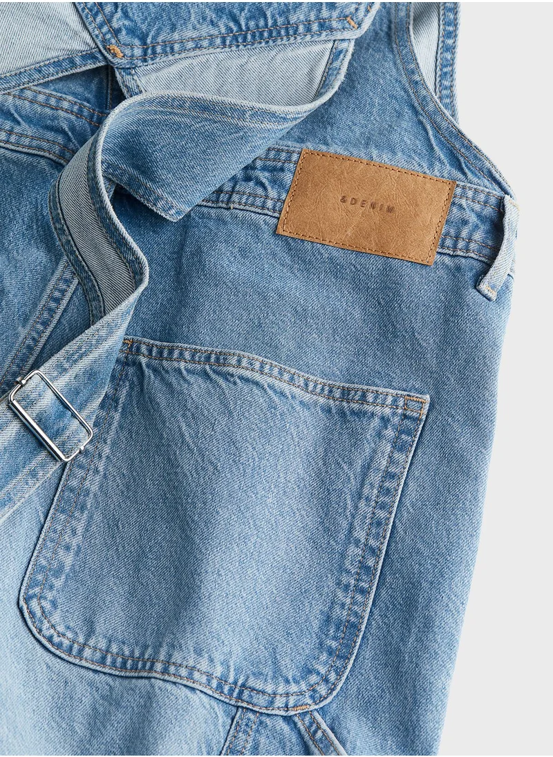 H&M Pocket Detail Denim Jumpsuit