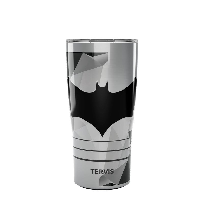 Tervis Traveler DC Comics Batman Lineage Triple Walled Insulated Tumbler Travel Cup Keeps Drinks Cold & Hot, 20oz, Stainless Steel - Image 1