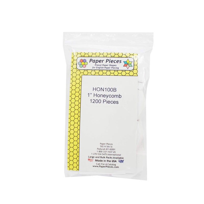 Paper Pieces Honeycomb Pack 1in 1200pc - Image 3