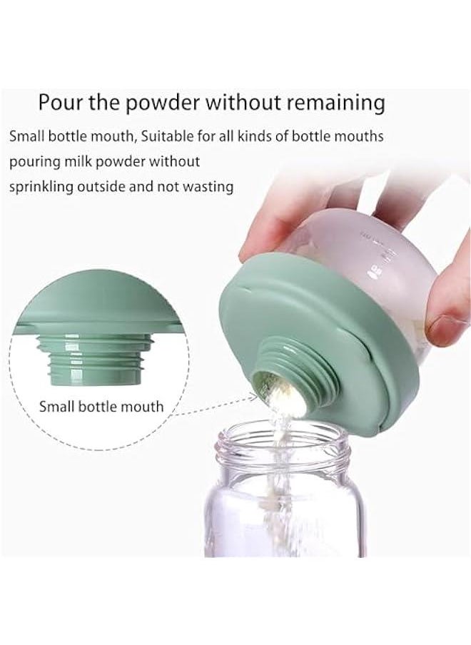 Gonice - Baby Milk Powder Formula Dispenser, 4 Layers Baby Formula Containers for Travel, Formula Holder Mixer, Baby Feeding Snack Storage Container, Portable, Stackable - Image 1