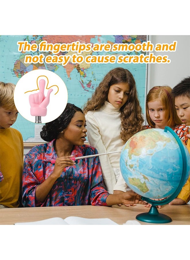 Generic - Telescopic Teachers Pointer, 3pcs Extendable Pointing Stick Retractable Pointer Whiteboard Pointer Hand Pointer Stick for Teacher Classroom Aids (Pink, Blue, Green) - Image 1