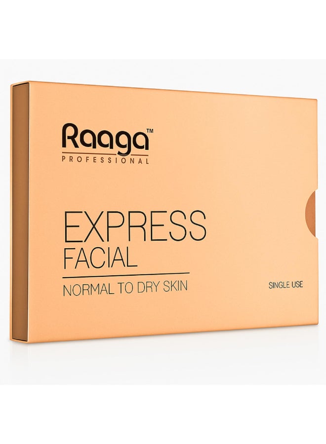 RAAGA PROFESSIONAL طقم وجه احترافي للاستخدام الفردي من راجا للبشرة الجافة والباهتة 6 خطوات للعناية بالبشرة في المنزل منظف مقشر تونر جل تدليك قناع وجه واقي شمس 35غ 123 أونصة - Image 2