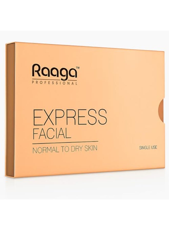 RAAGA PROFESSIONAL طقم وجه احترافي للاستخدام الفردي من راجا للبشرة الجافة والباهتة 6 خطوات للعناية بالبشرة في المنزل منظف مقشر تونر جل تدليك قناع وجه واقي شمس 35غ 123 أونصة - Image 1