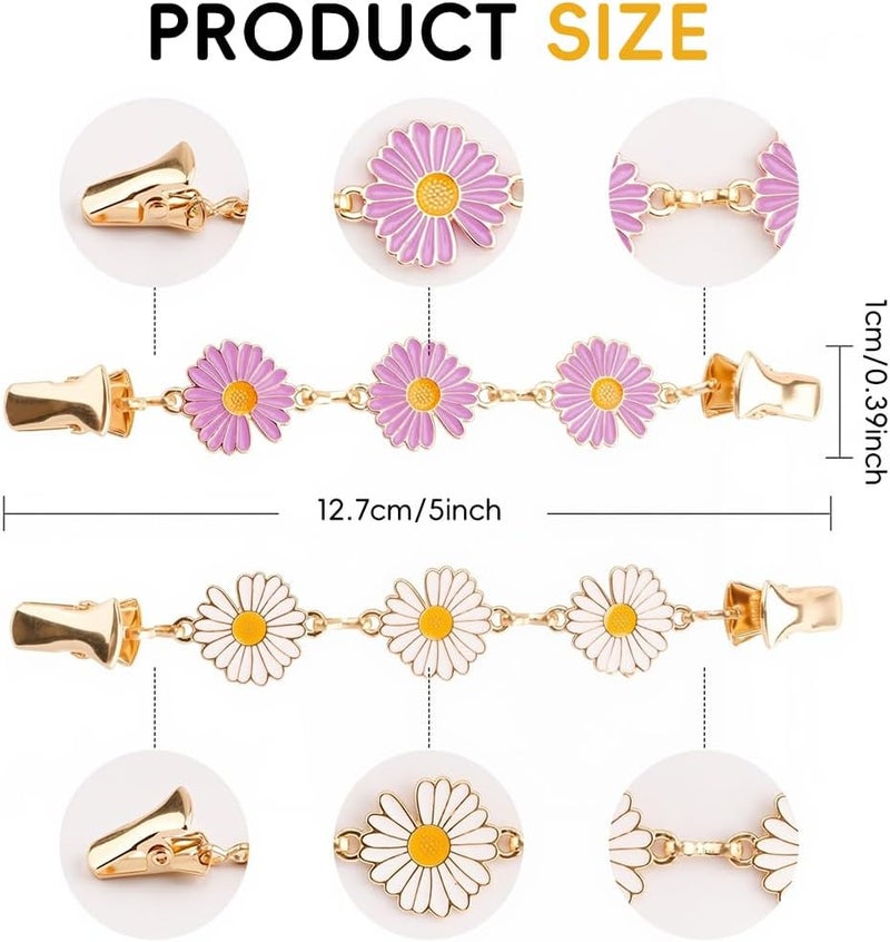 HANNEA® Cinch Sweater Shawl Dress Clips Back Clothing Cinch Shawl Clips for Women-Multicolor - Image 2