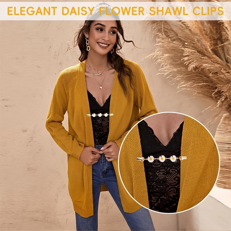 HANNEA® Cinch Sweater Shawl Dress Clips Back Clothing Cinch Shawl Clips for Women-Multicolor - Image 5