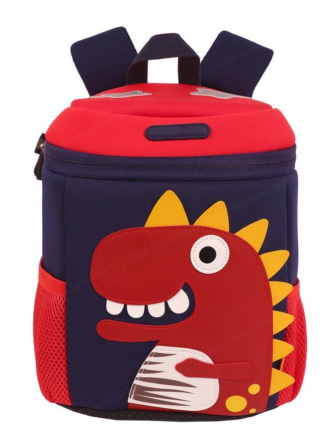 Toyshine Toyshine 11" Dinosaur Frappe Backpacks for Kids Girls Boys Cute Dinosaurs Dino Toddler Backpack Preschool Nursery Travel Bag - Blue - Image 1