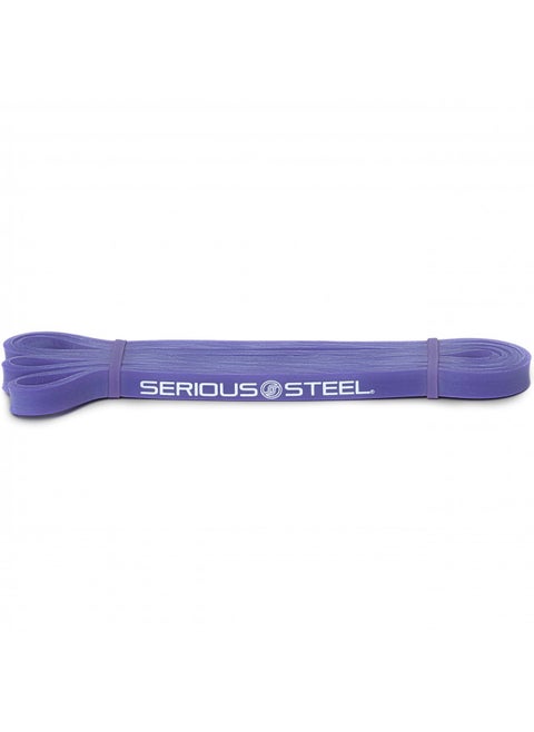 SERIOUS STEEL FITNESS Assisted 41" Pull-Up Band, Resistance & Stretch Band, Powerlifting Band & Pull-up Assist Loop Band (#1 Purple - Single Band)